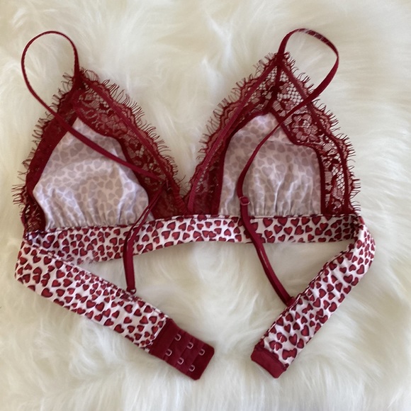 ANINE Bing Holly Heart Silk Bralette - Picture 7 of 11